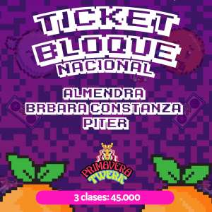 BLOQUE NACIONAL: BÁRBARA - PITER - ALMENDRA